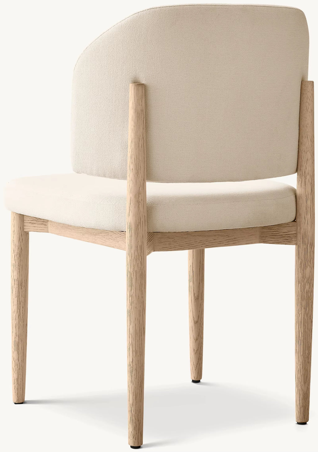 Modern Living Room Coffee Kitchen Chair Upholstered Fabric Wooden Dining Chair with Backrest