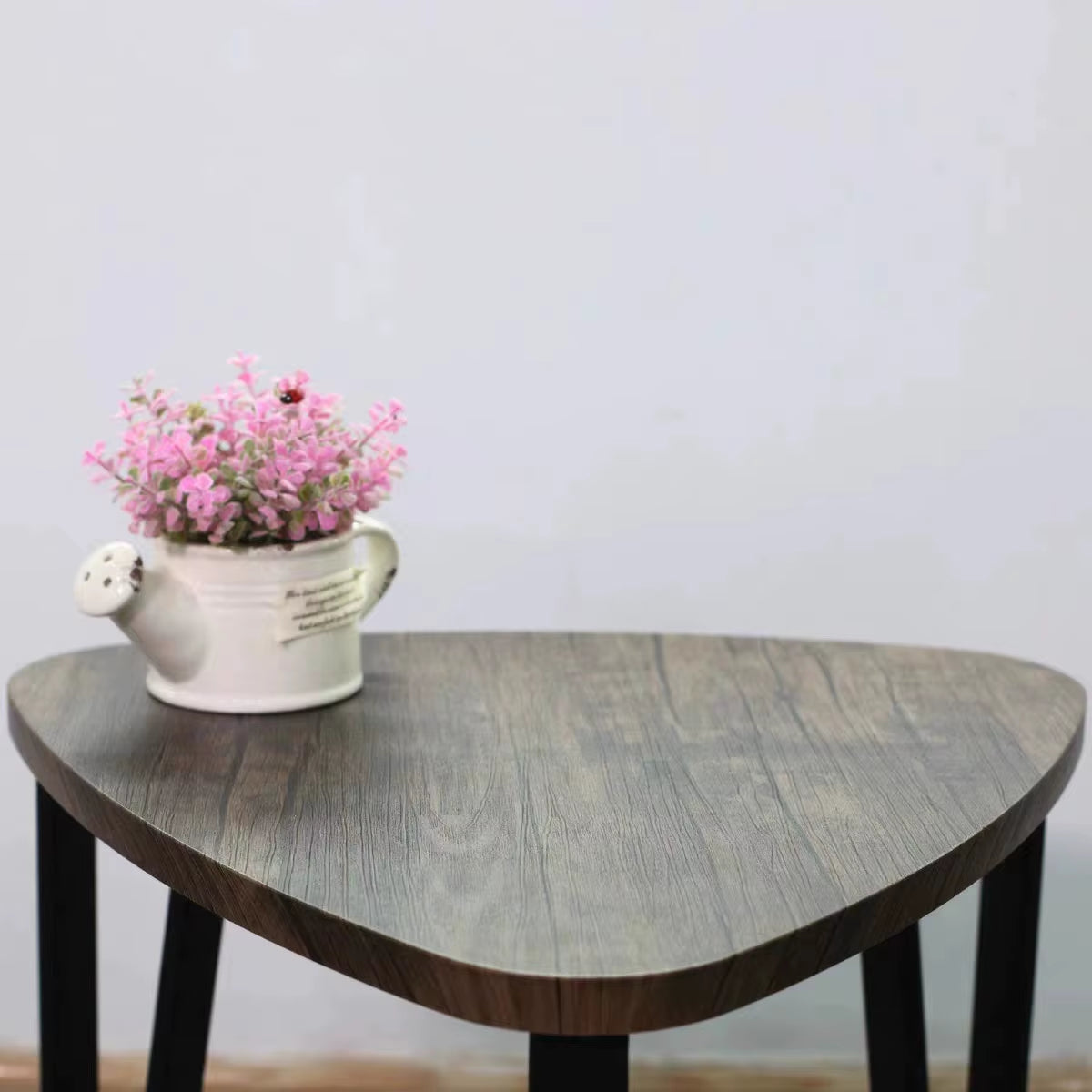 Modern Wooden Triangular Coffee Table Foldable Adjustable Design for Small Living Room Sofa Urban Home