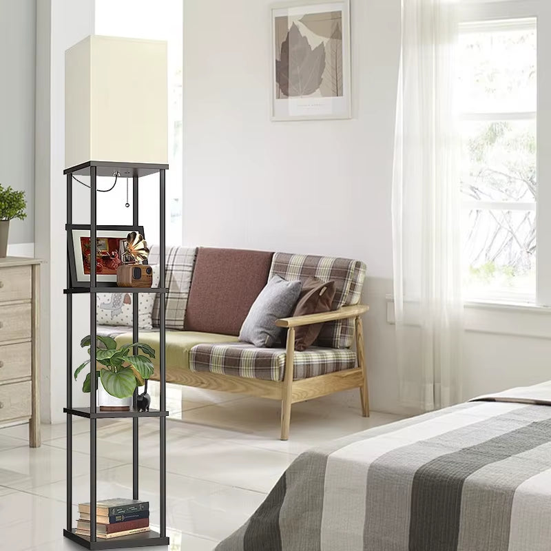 European Retro LED Floor Lamp with E27 Base Modern Design Style for Bedroom Study & Living Room Factory Direct Supply