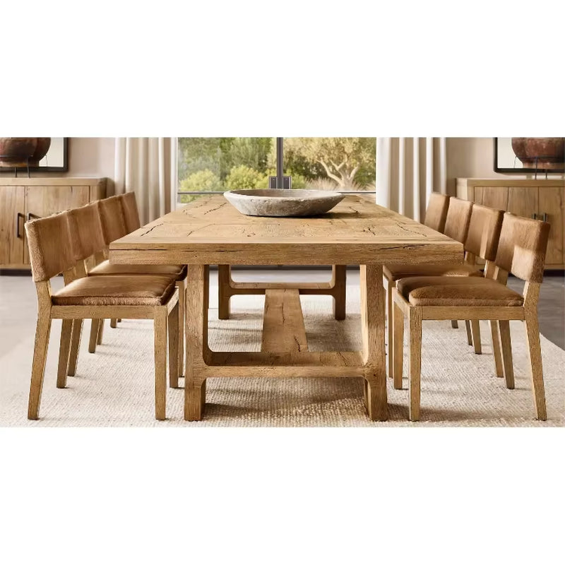 Hair-On-Hide Dining Side Chair Restaurant Furniture Dining Chair Hotel Villa Customizable Furniture Factory Direct Sales