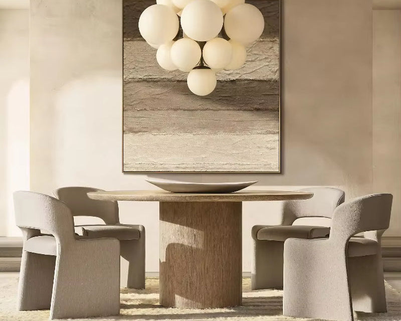 Luxury Modern Nordic Style Upholstered Fabric Comfortable Living Room Furniture Dining Chair