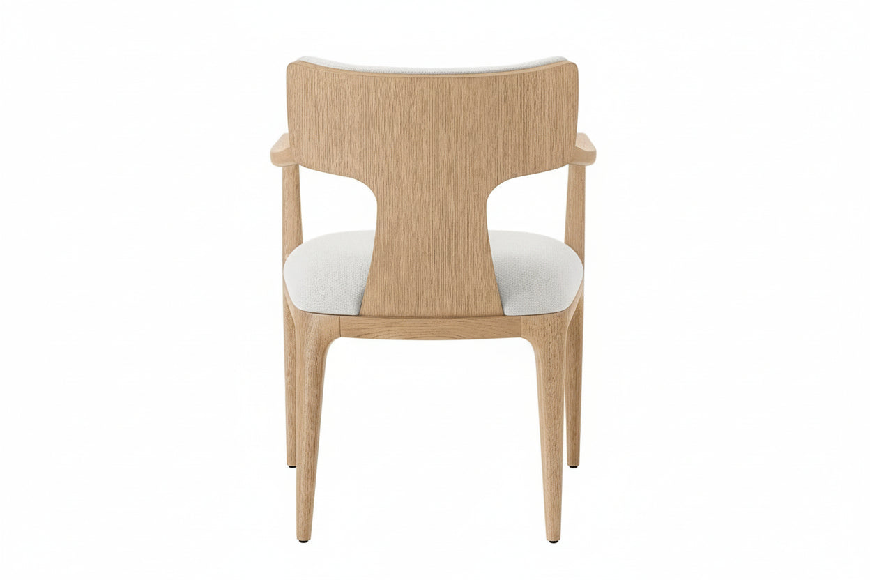 Modern Garden Chair Simple Dining Room Furniture Solid Wood Handmade Living Room Armchair