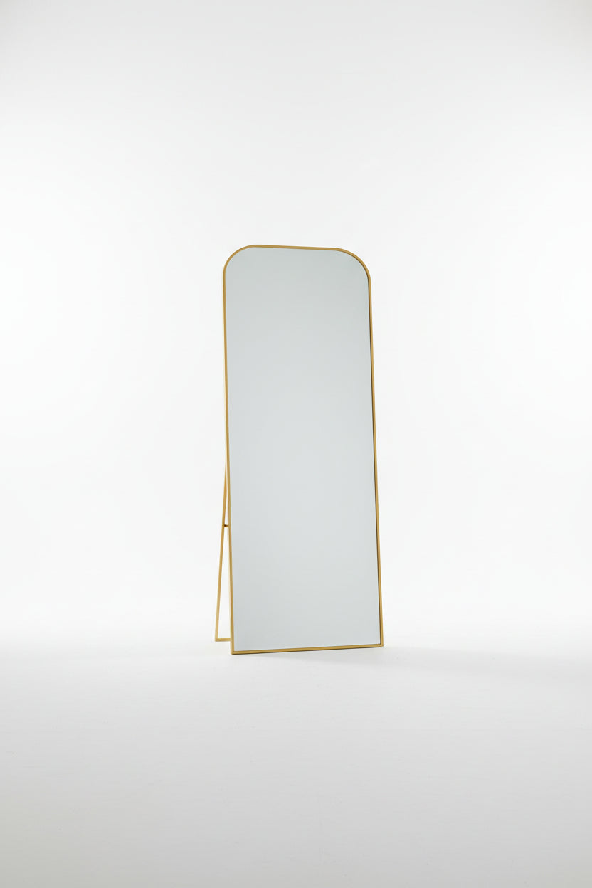 Custom Wholesale Household Leaning Corner Large Oversized Decorative Framed Tempered Mirror