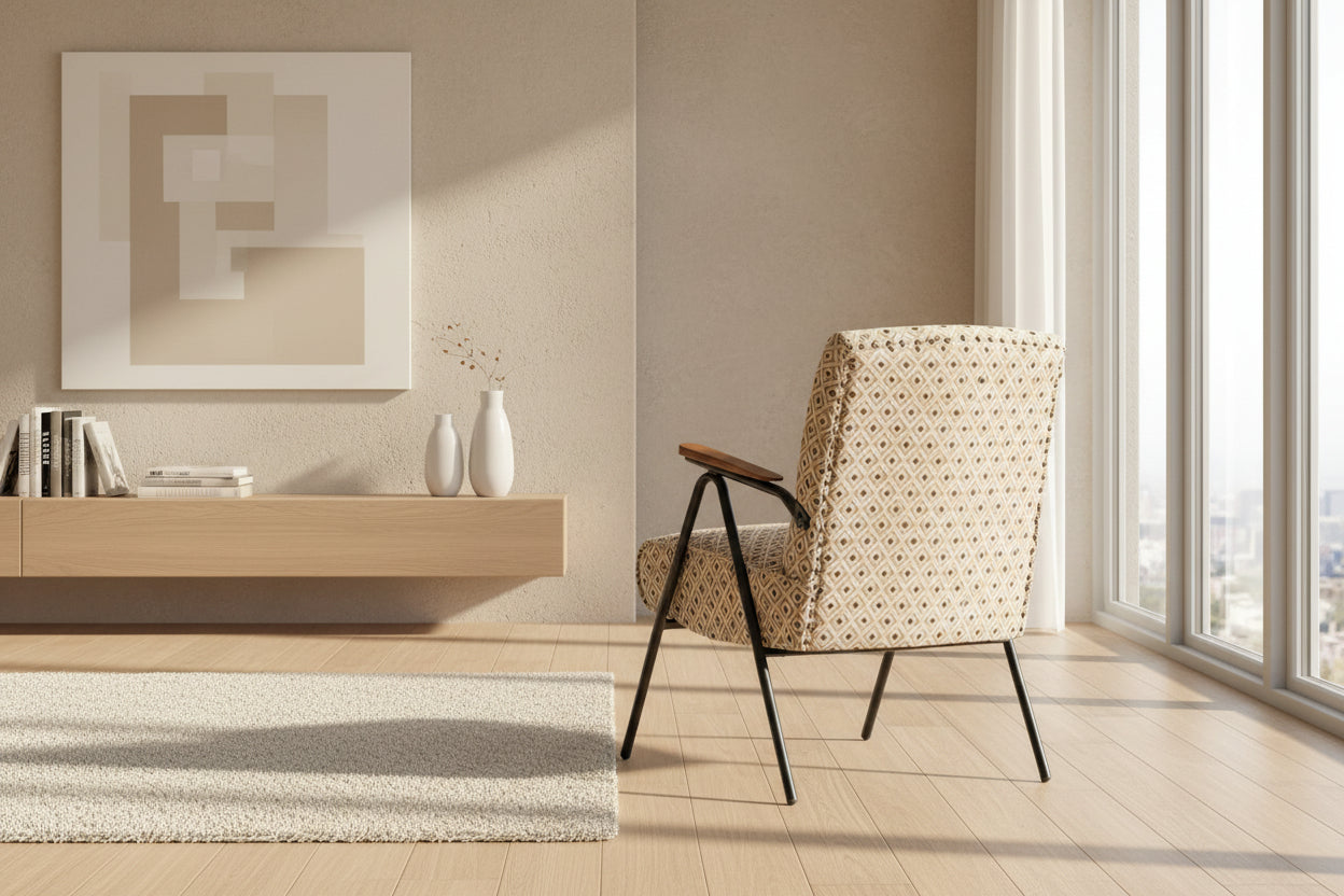 Modern Half House Eco-Friendly Hotel Lounge Armchair High-Click Fabric Bedroom New Arrival High Quality Living Room Furniture