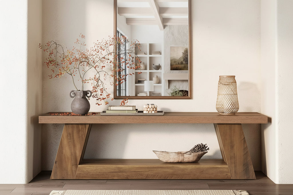 Modern Wood Ottoman Bench for Bedroom for Living Room Home Use Soft Fabric Bed End Stool Bench