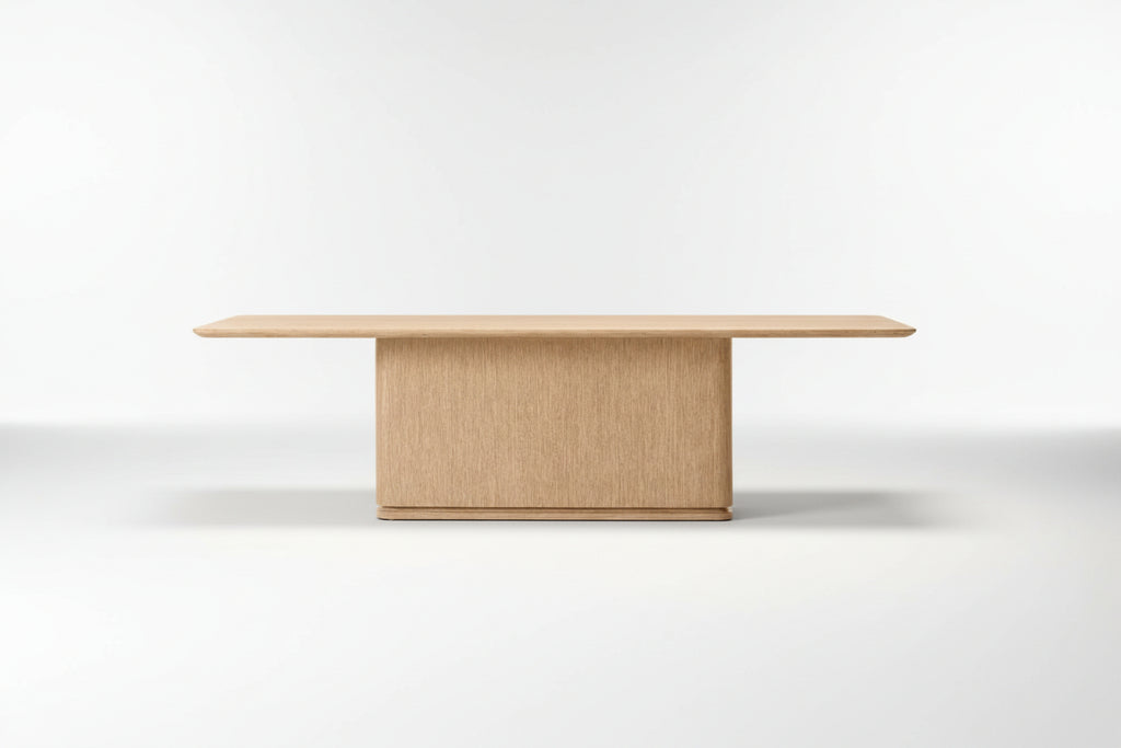 Solid Handcrafted Wood Indoor Furniture Hot-Selling Style Luxury Rectangular Dining Table