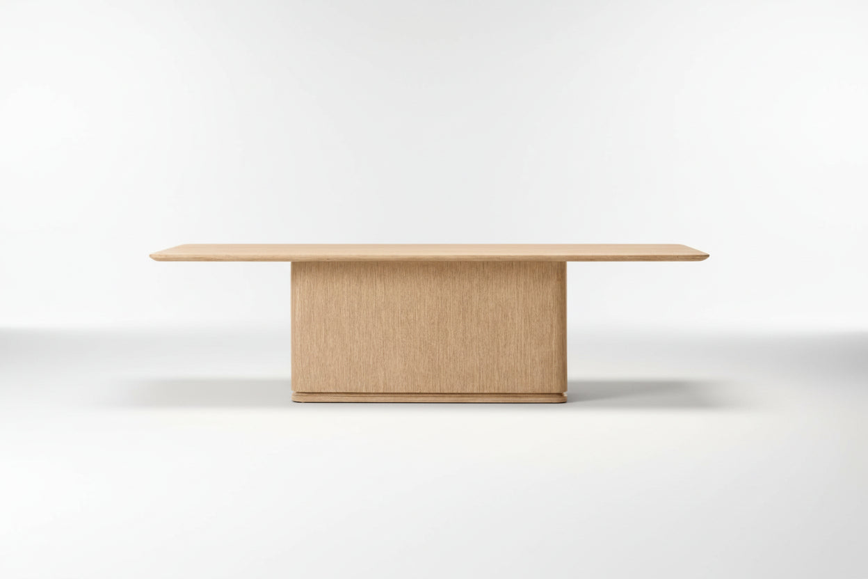 Solid Handcrafted Wood Indoor Furniture Hot-Selling Style Luxury Rectangular Dining Table