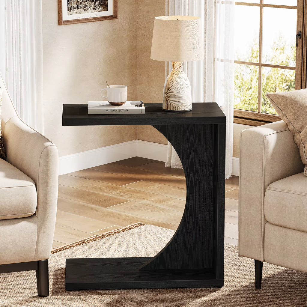 Modern Design Teak Modular C Table Durable Outdoor Side Furniture for Garden or Hotel Living Room Wood Furniture