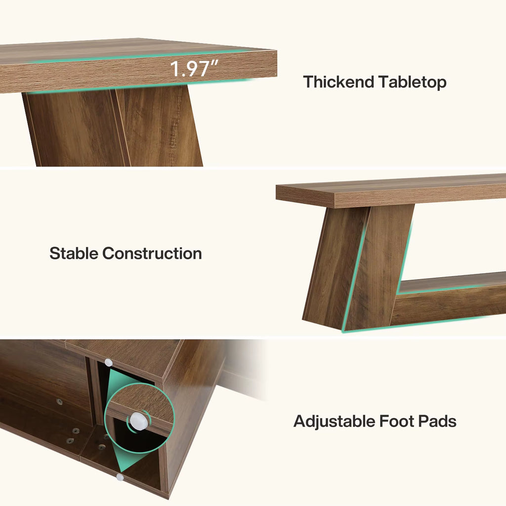 Modern Wood Ottoman Bench for Bedroom for Living Room Home Use Soft Fabric Bed End Stool Bench