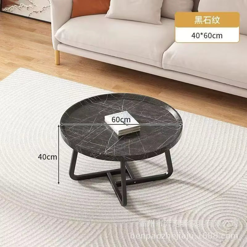 Modern Office Style Coffee Table Handmade Wooden Design for Small Space Apartments Living Rooms for Home Internet