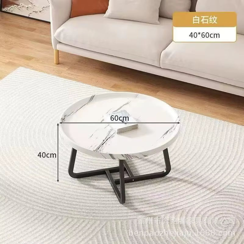 Modern Office Style Coffee Table Handmade Wooden Design for Small Space Apartments Living Rooms for Home Internet