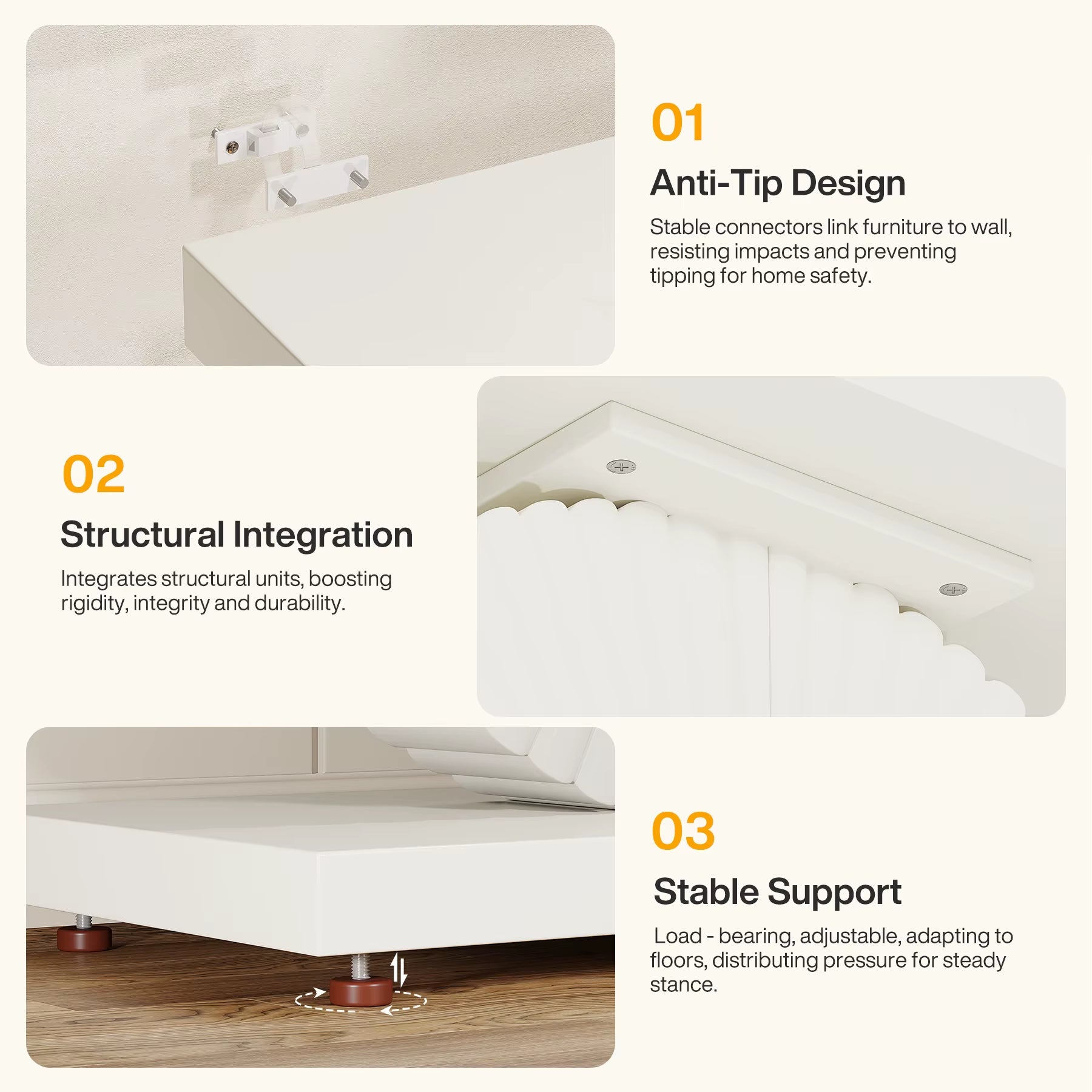 Tribesigns Modern Console Table with Geometric Base, 100Cm Wood Entryway Table Sofa Table Narrow Long, Contemporary Accent