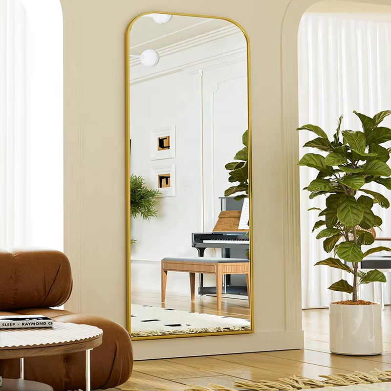 Hot Selling Modern Standing Mirror Decor Wall Home Wheels Reflective Decorative Full Length Mirror