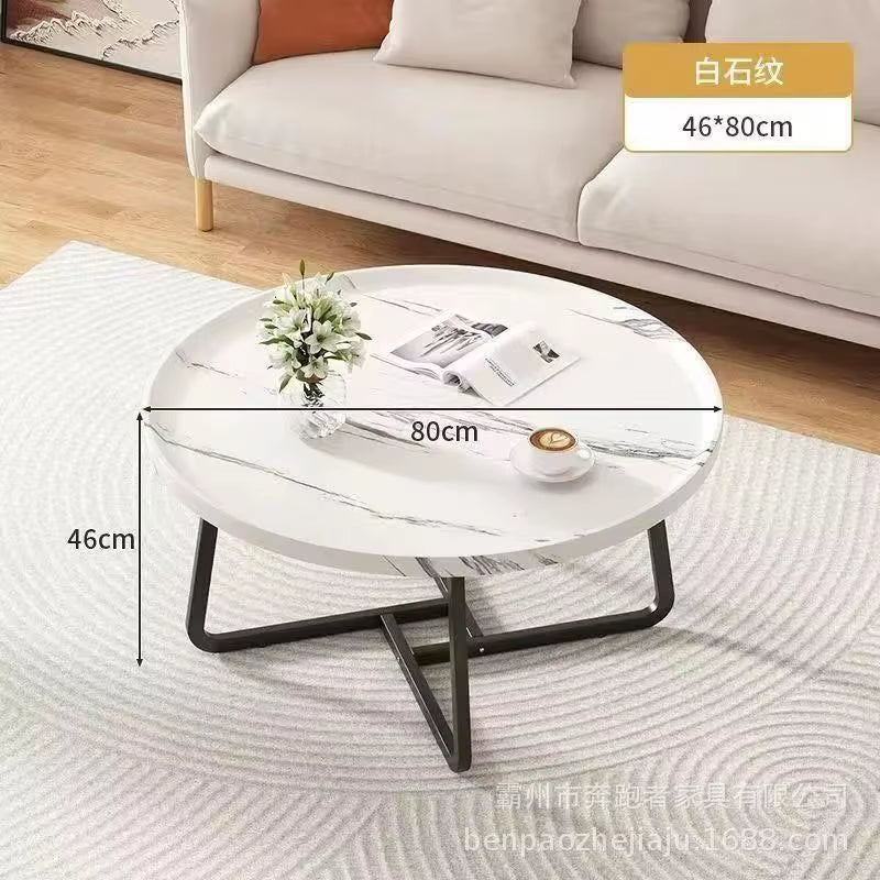 Modern Office Style Coffee Table Handmade Wooden Design for Small Space Apartments Living Rooms for Home Internet