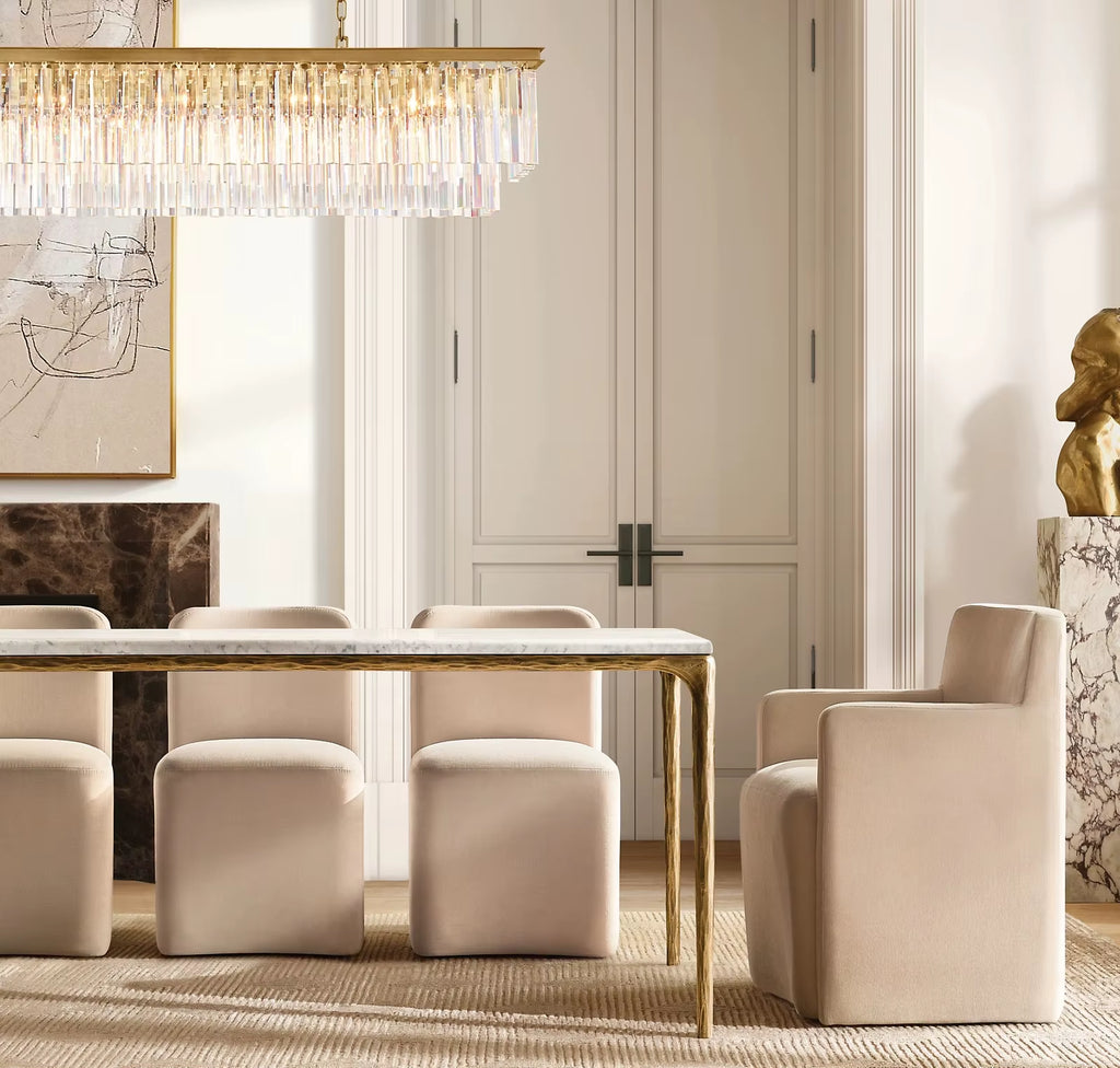 French Modernism Interior Couch Furniture Interior Decoration Style Living Room Sofa Dining Armchair