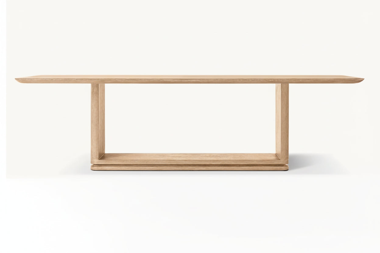 Solid Handcrafted Indoor Furniture Modern Luxury Dining Room Living Room Middle Rectangular Table