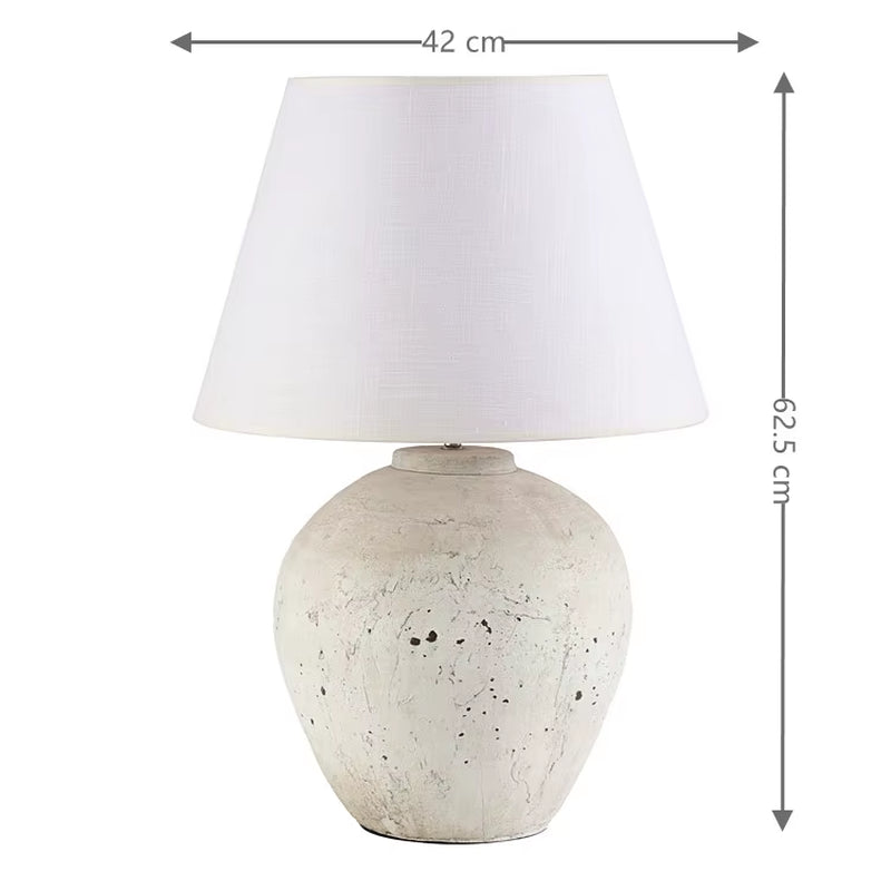 Table Lamp Factory Direct Home Hotel Decoration Ceramic Base Bedside Desk Lamp Antique Style 2024 New
