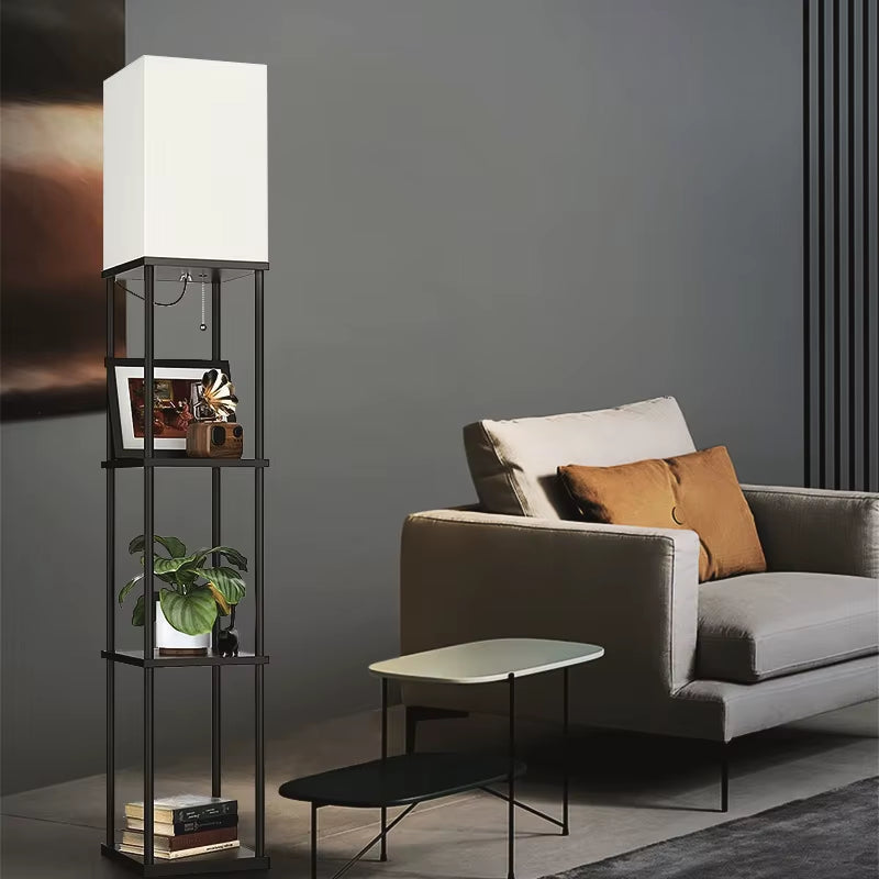 European Retro LED Floor Lamp with E27 Base Modern Design Style for Bedroom Study & Living Room Factory Direct Supply