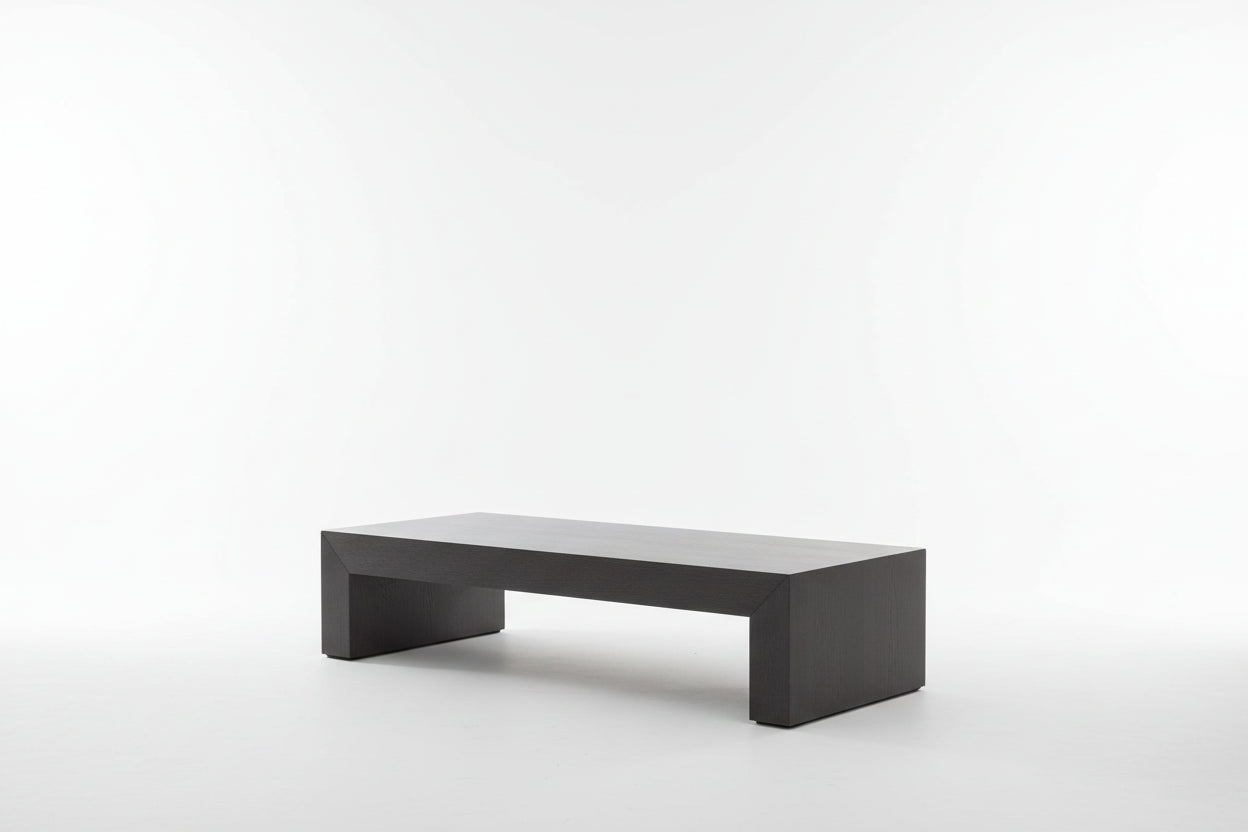 Luxury Living Bedroom Furniture Center Low Height Solid Wooden Rectangle Coffee Tables