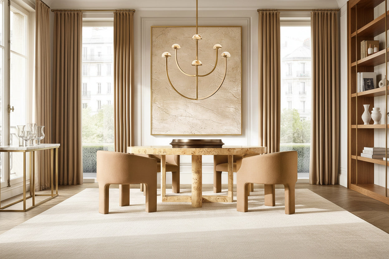 New Arrival High Quality Wooden Classic Armchair Dining Room Fabric Hotel Living Room Dining Armchair