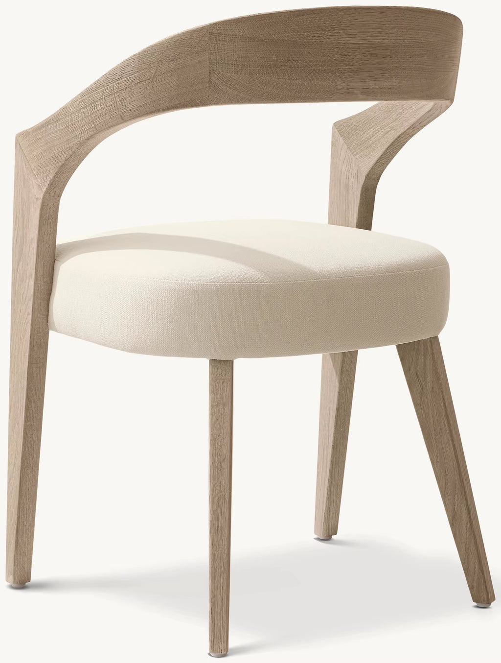 Wbert Cream Nordic Modern Living Room White Back Negotiation Chair Light Luxury Lounge Dining Chair