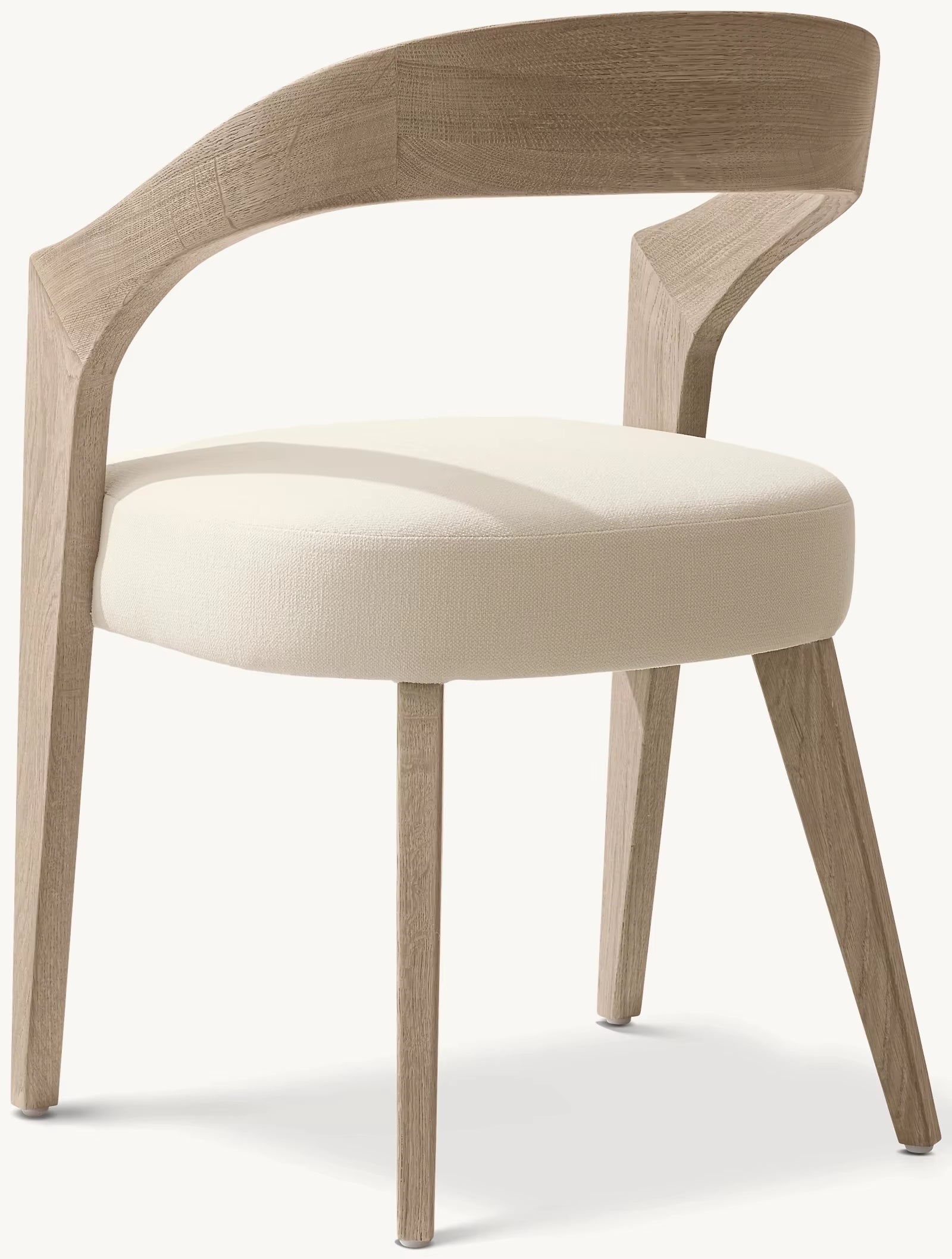 Wbert Cream Nordic Modern Living Room White Back Negotiation Chair Light Luxury Lounge Dining Chair