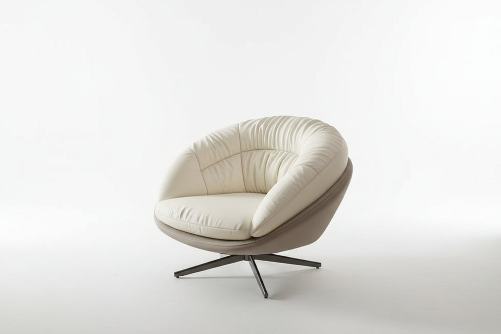 Factory Wholesale Swivel Chair Modern Luxury Leisure Swivel Chairs Living Room Furniture Single Fabric Sofa Chair for Home