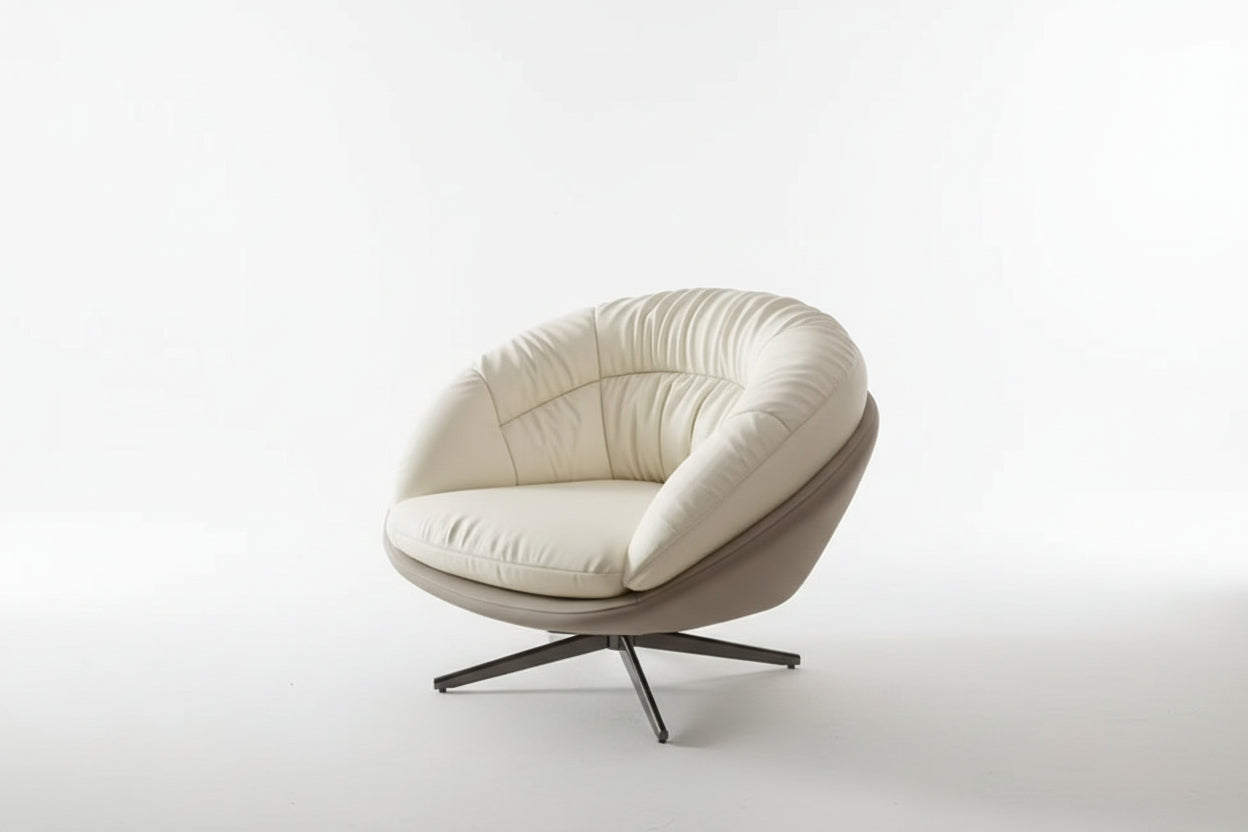 Factory Wholesale Swivel Chair Modern Luxury Leisure Swivel Chairs Living Room Furniture Single Fabric Sofa Chair for Home