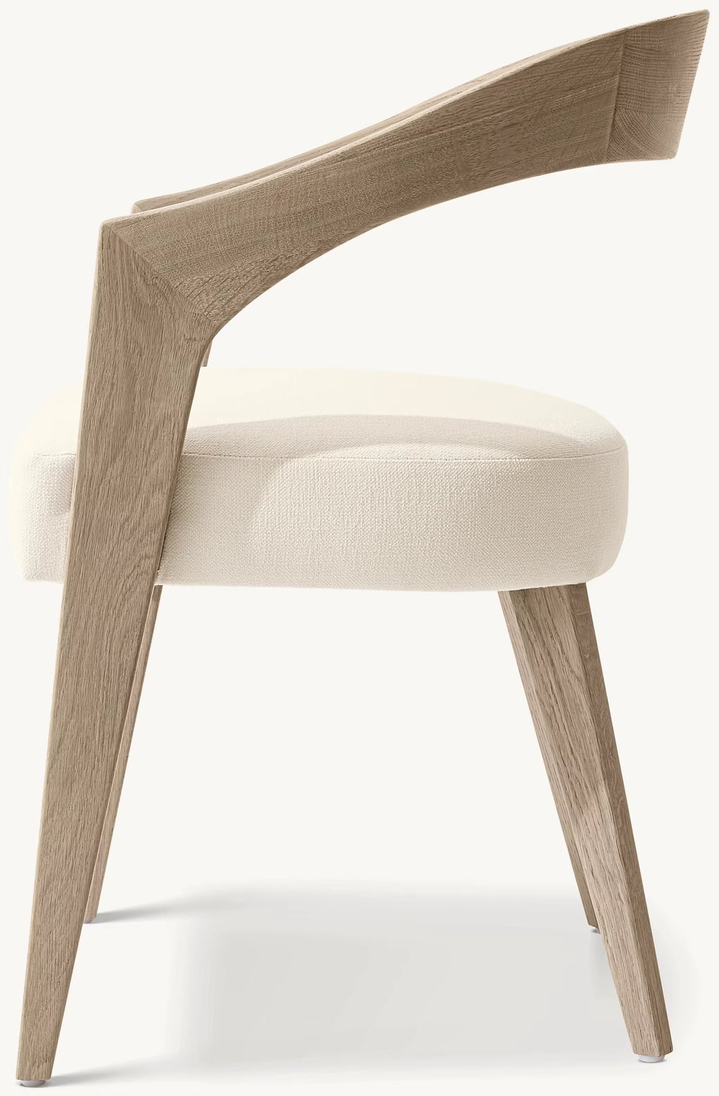 Wbert Cream Nordic Modern Living Room White Back Negotiation Chair Light Luxury Lounge Dining Chair