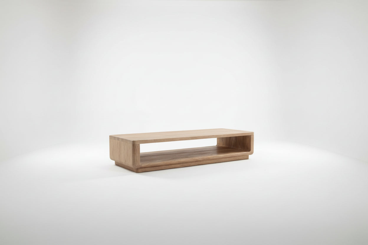 Hot Sale Light Luxury Modern Home Solid Wood Table Living Room Furniture Open Coffee Table