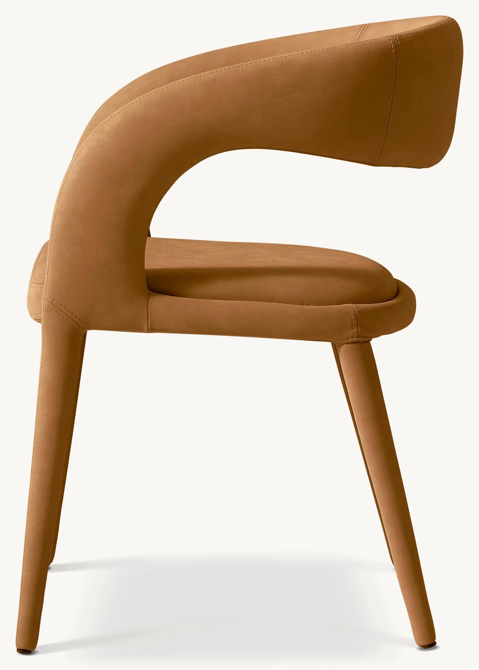 American Light Luxury Furniture Dining Chair Hotel Customizable Furniture Factory Direct Sales Leather Dining Chair