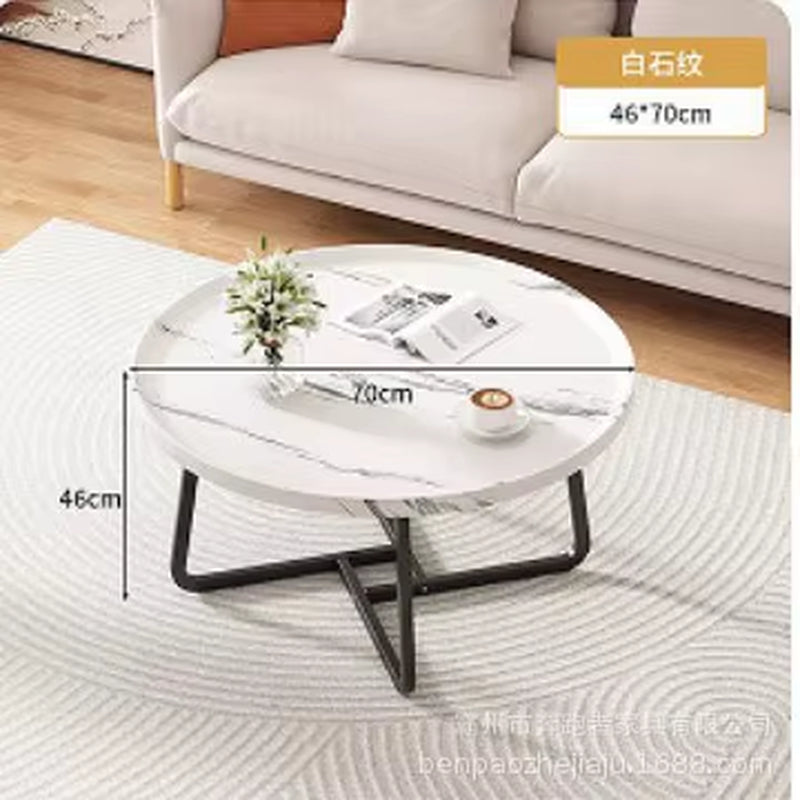 Modern Office Style Coffee Table Handmade Wooden Design for Small Space Apartments Living Rooms for Home Internet