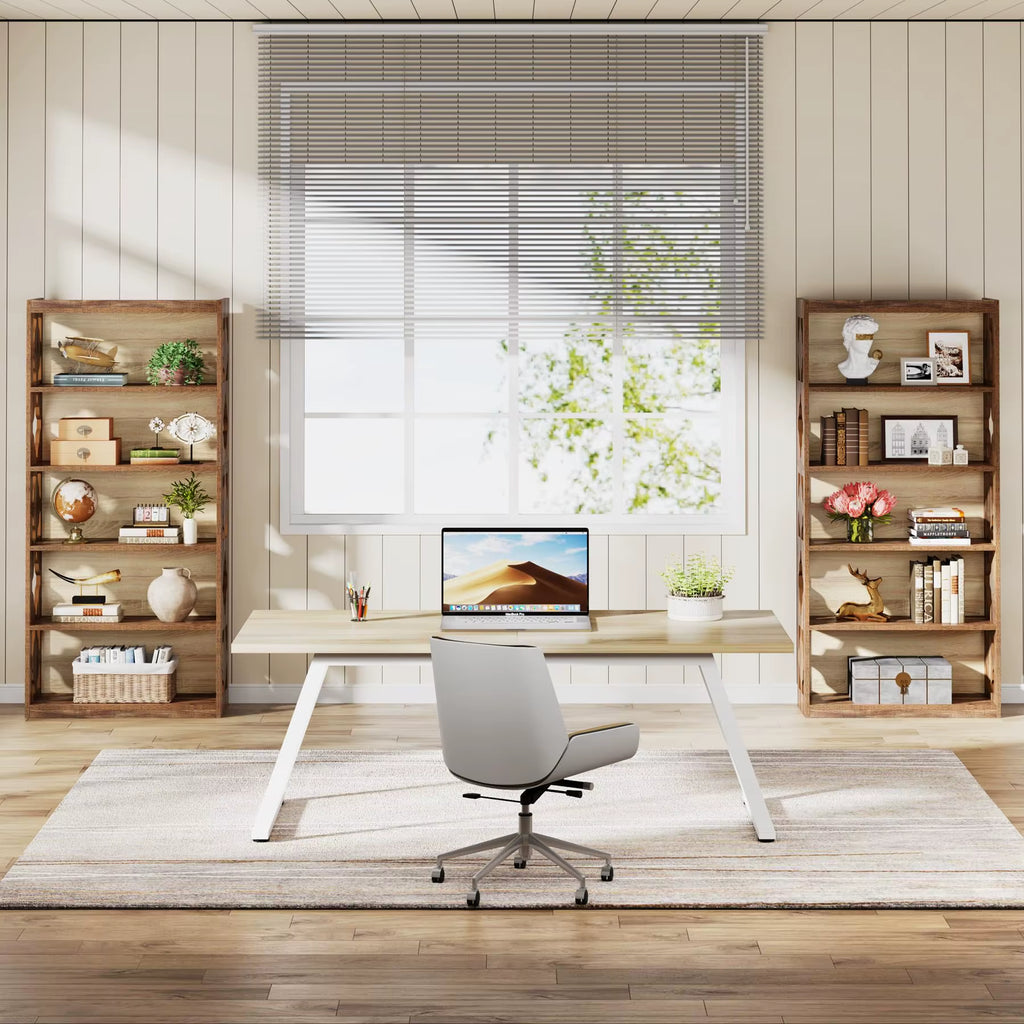 Tribesigns 6-Tier Bookcase, 70-Inch Tall Freestanding Bookshelf with Storage Shelves, Open Bookcase Wood Display Shelving Unit