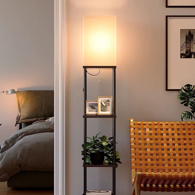 European Retro LED Floor Lamp with E27 Base Modern Design Style for Bedroom Study & Living Room Factory Direct Supply