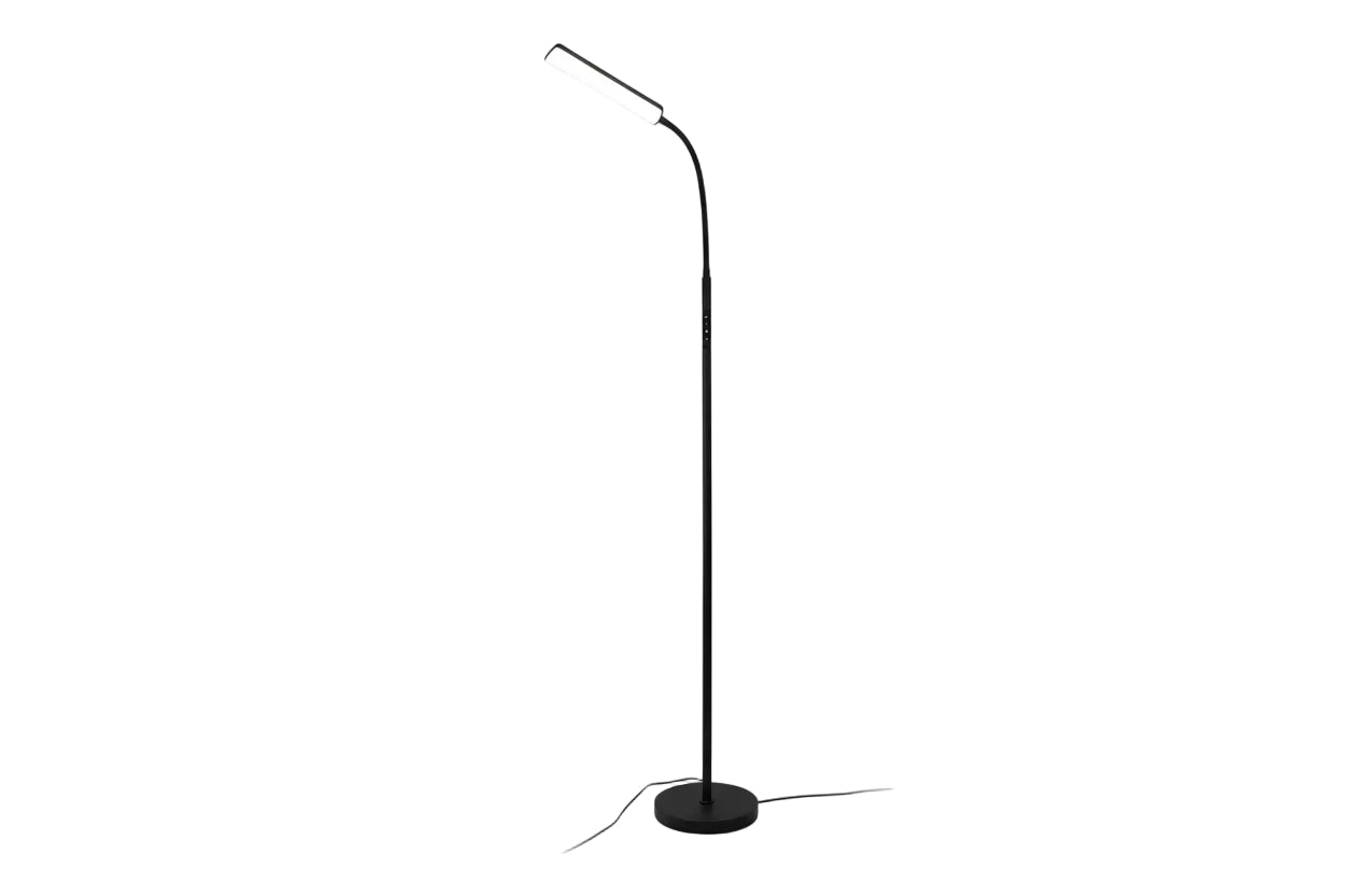 For Amazon Bestseller Modern LED Warehouse Floor Lamp with Touch Control and Dimmable Feature Metal Construction