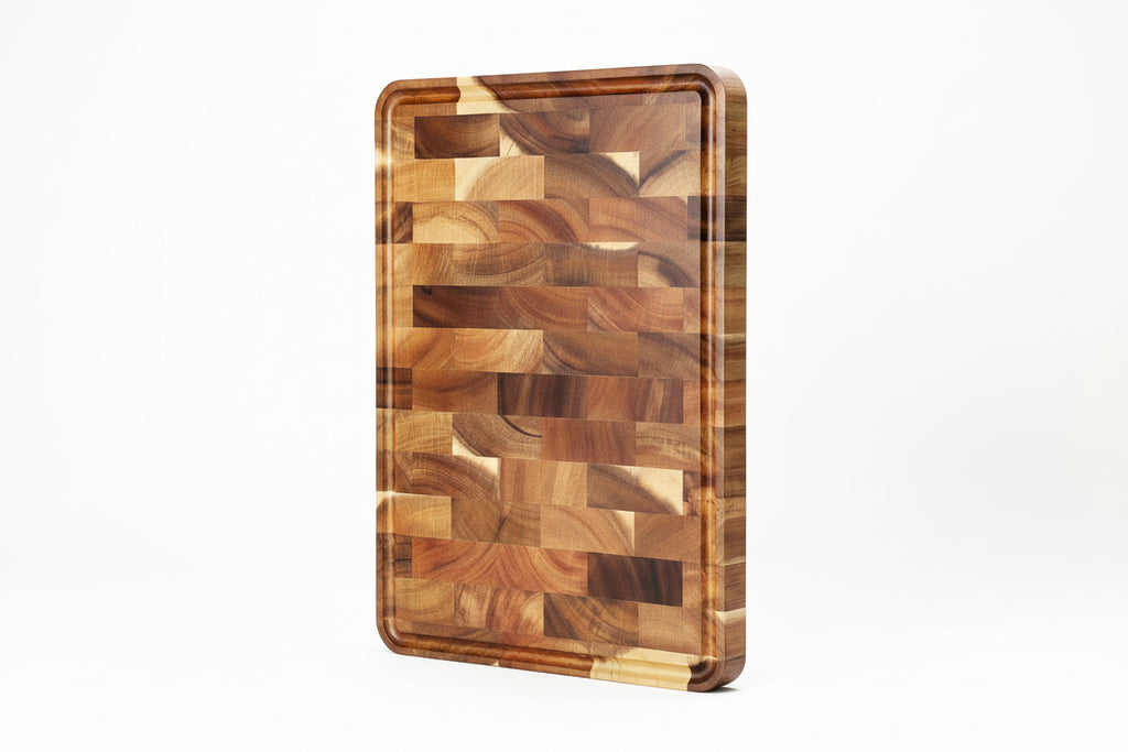 Cutting Board Premium Acacia Wood Splicing Kitchen Accessories Chopping Board Drain Water and Damp-Proof Kitchen Tools