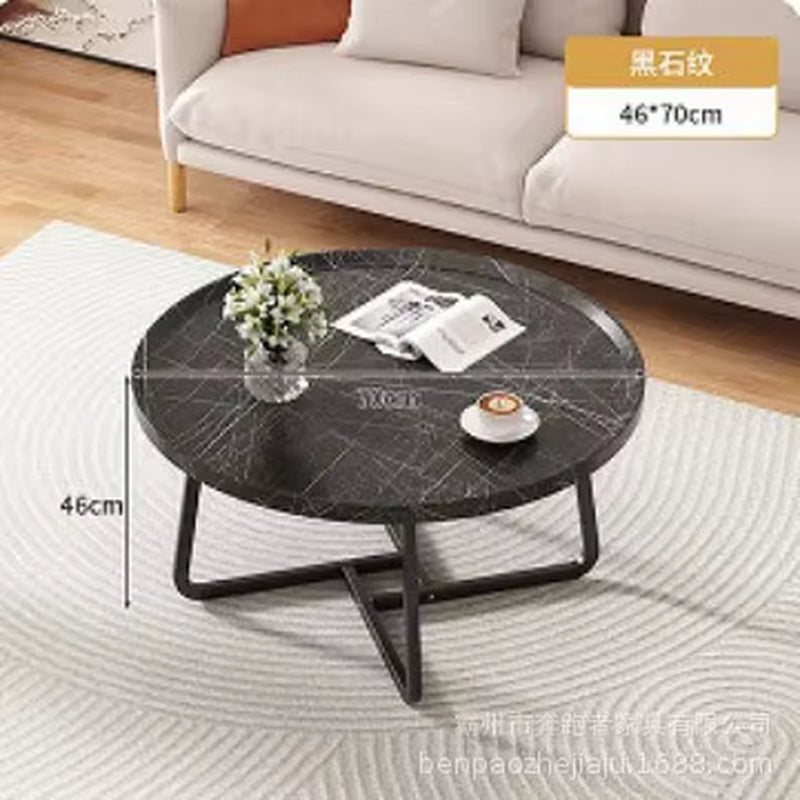 Modern Office Style Coffee Table Handmade Wooden Design for Small Space Apartments Living Rooms for Home Internet