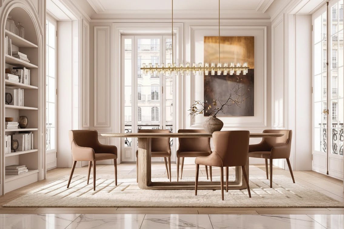 Simple Living Room Furniture Wooden Leather Fabric Dining Side Chair Indoor Lounging Modern Chair